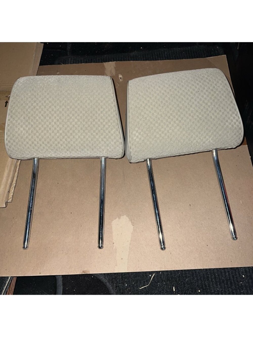 BMW Headrests 2 Beige From 318i  Very Good Condition Fits Front Or Back Seat 90s